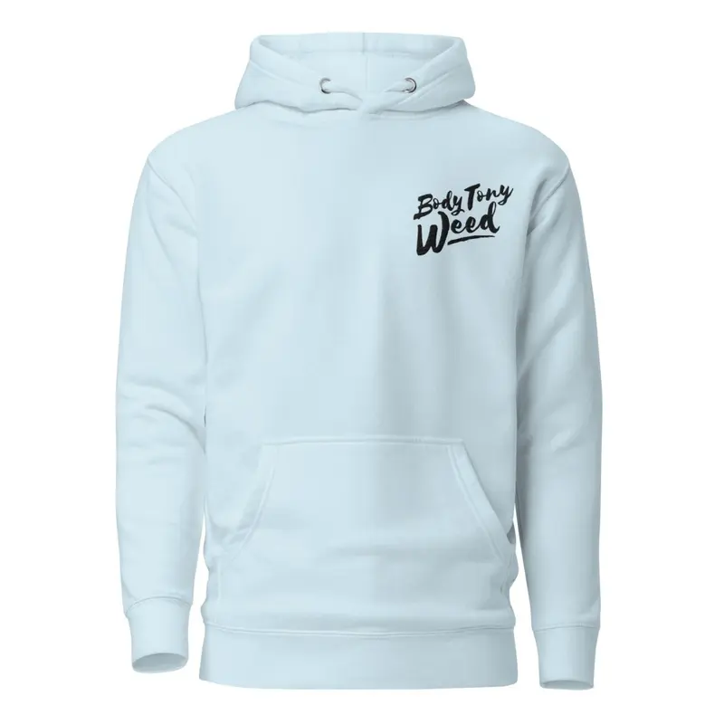 Hoodie light blue - BTW